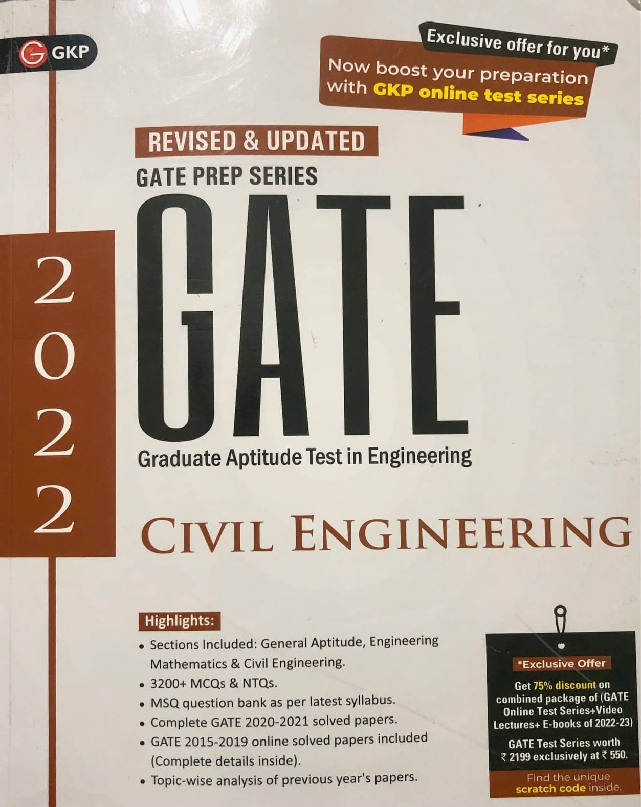     			Gate Civil Engineering Guide