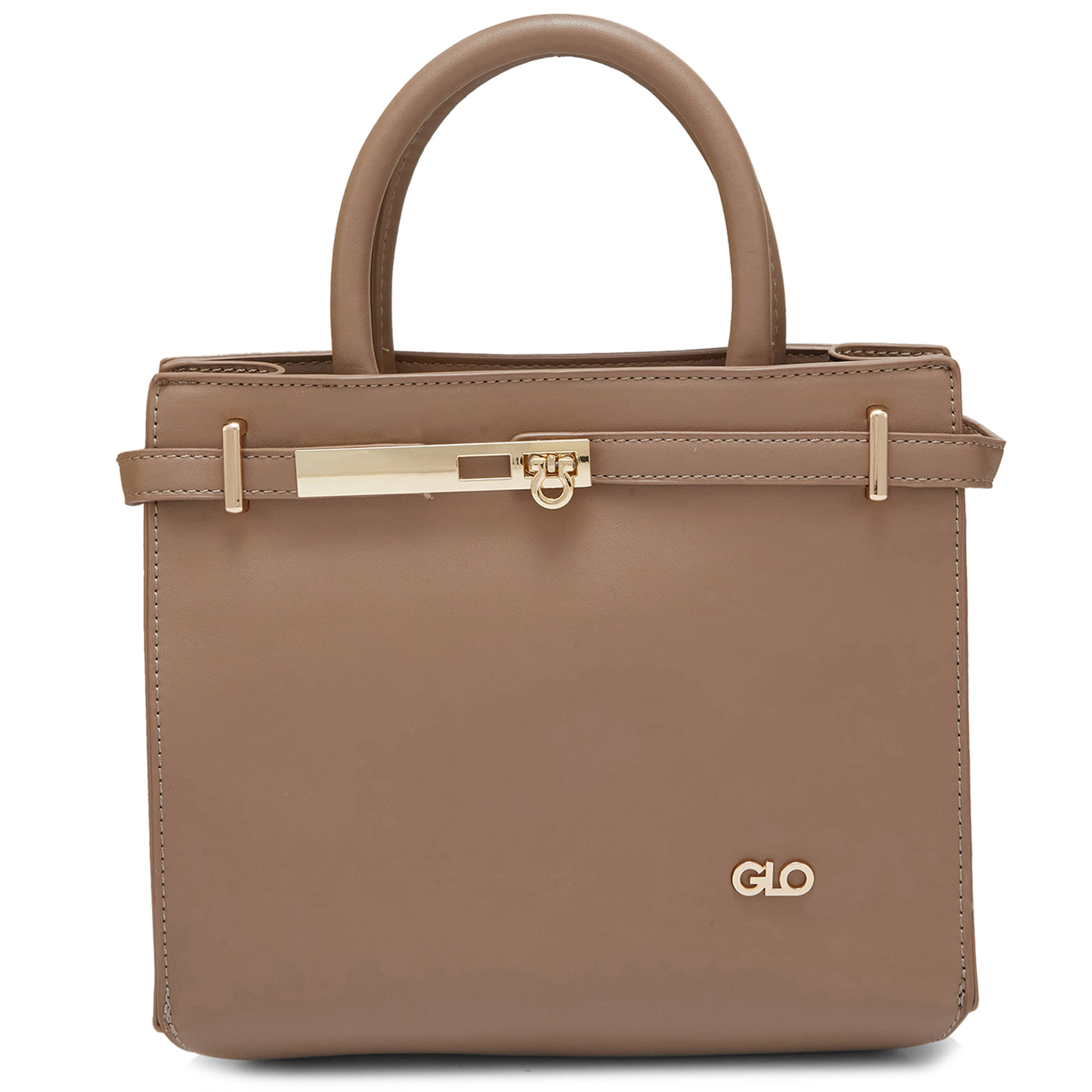     			Globus - Beige PU Handheld