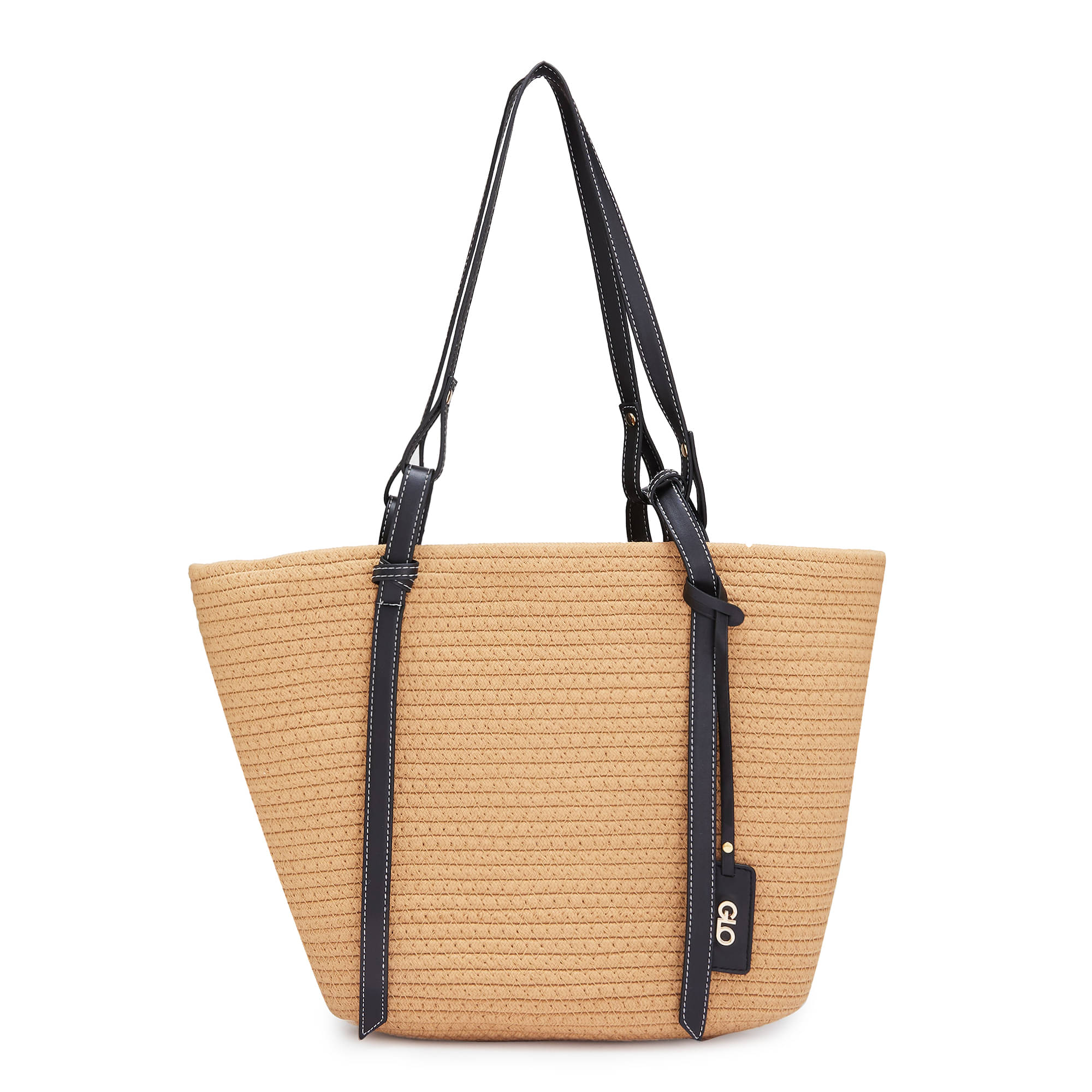     			Globus - Beige PU Tote Bag