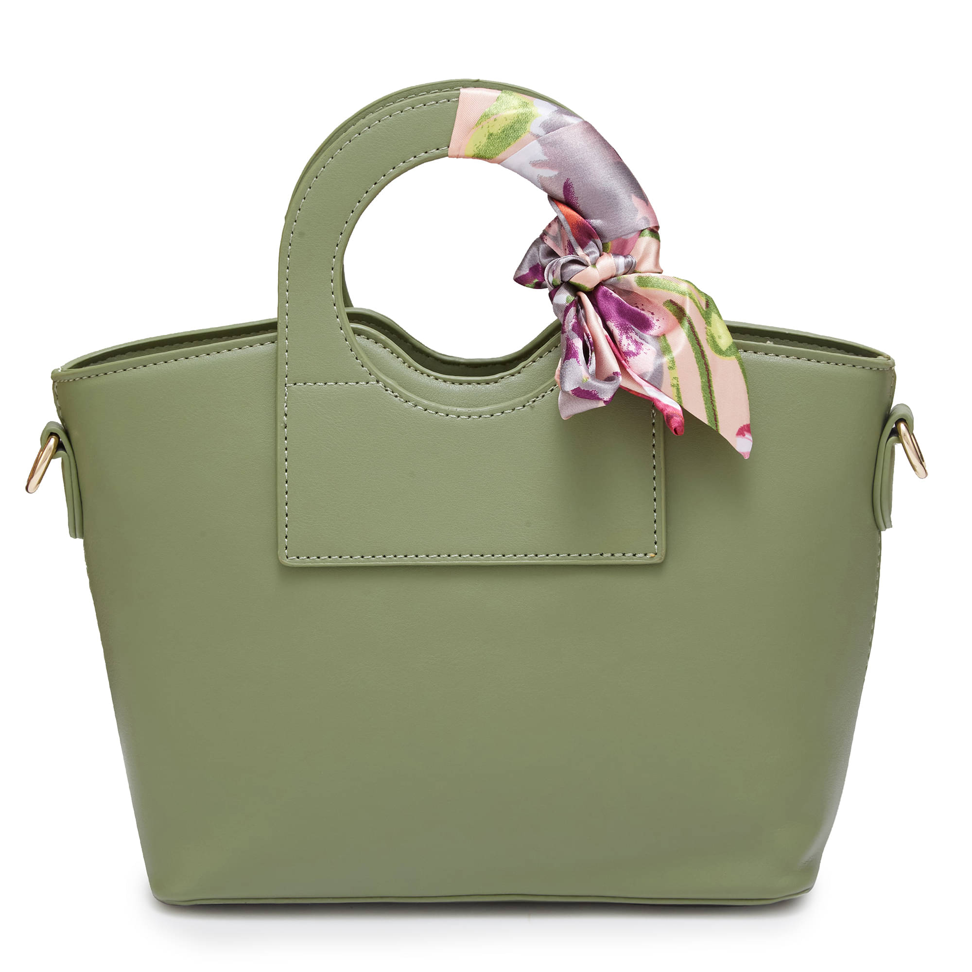     			Globus - Green PU Sling Bag