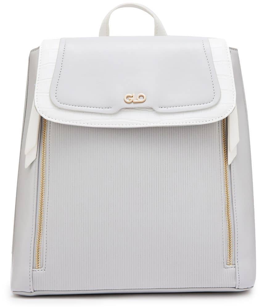 Globus - Light Grey PU Backpack ( 10 Ltrs ) - Handbags | Buy online on ZillyBuy