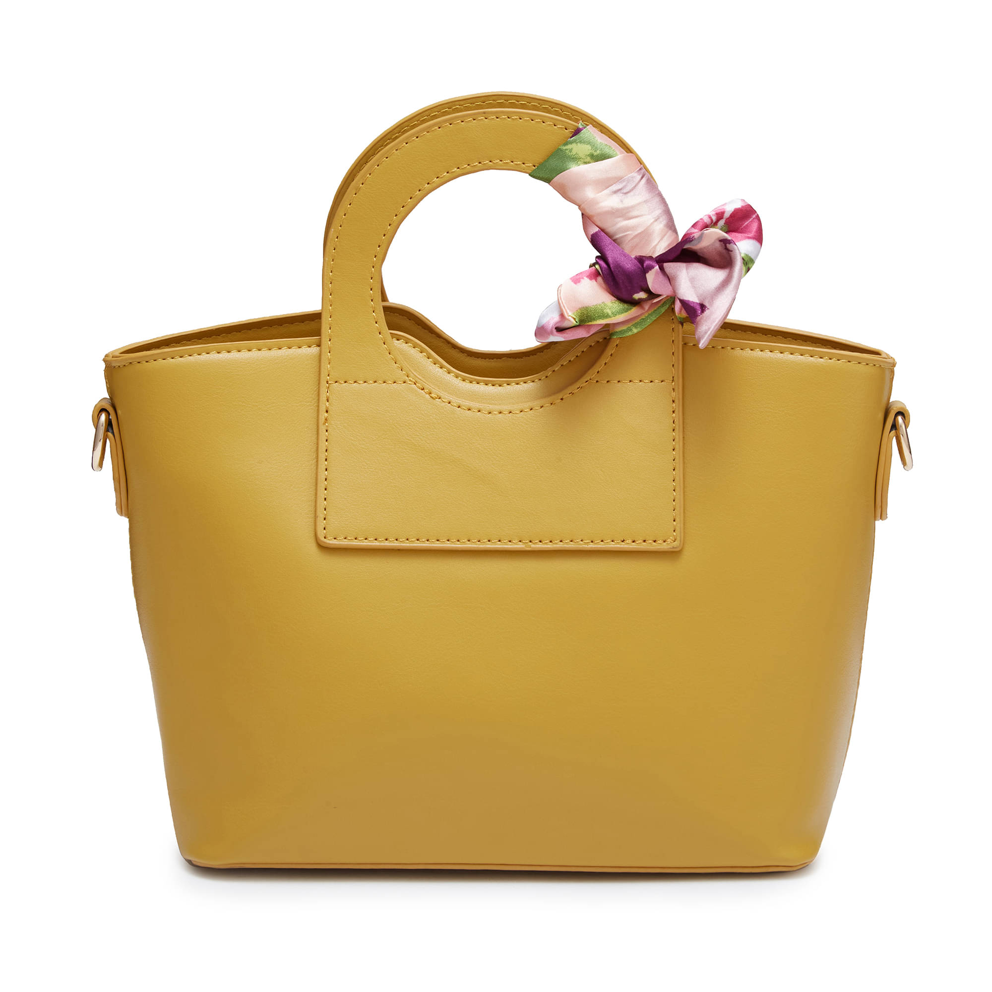     			Globus - Mustard PU Sling Bag
