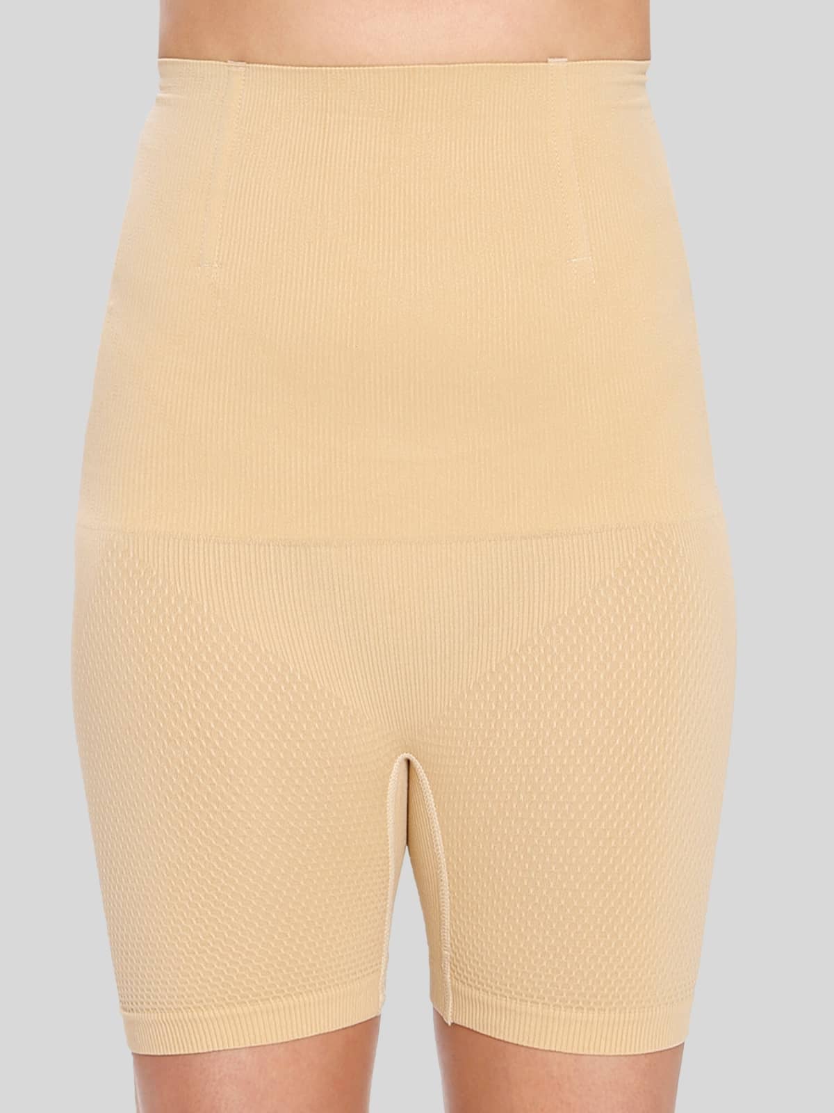 ILRASO Cotton Women's Thigh Compressor ( Beige ) - Shapewear | Buy online on ZillyBuy