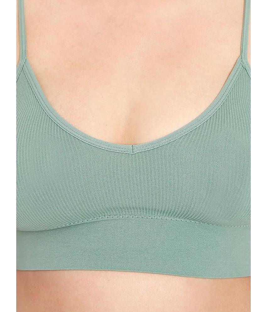 ILRASO - Red Cotton Blend Removable Padding Women's Sports Bra ( Pack of 1 )