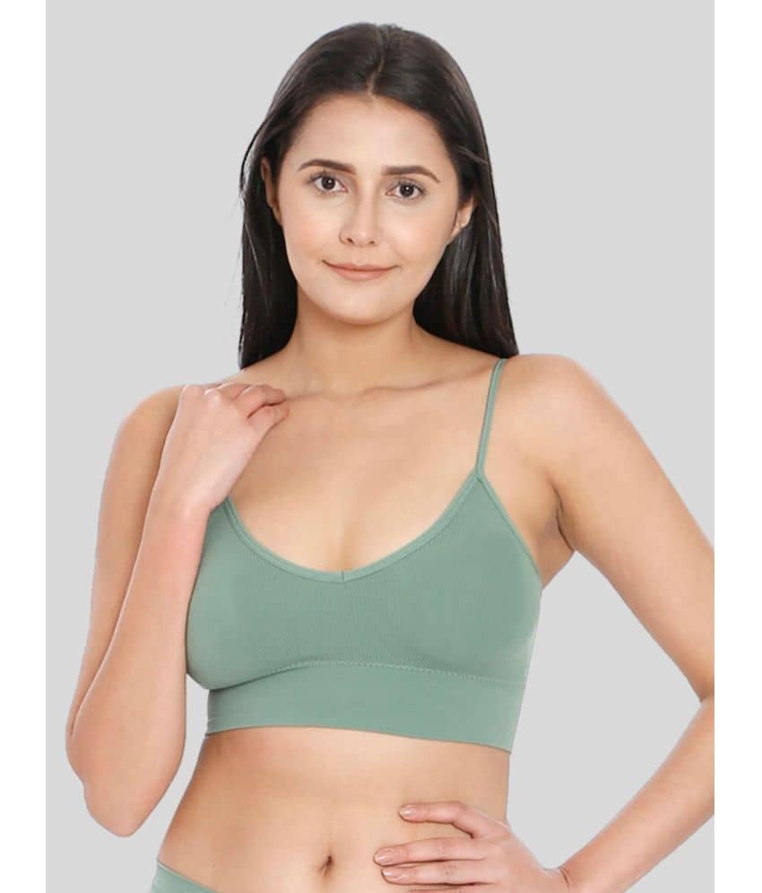 ILRASO - Red Cotton Blend Removable Padding Women's Sports Bra ( Pack of 1 )
