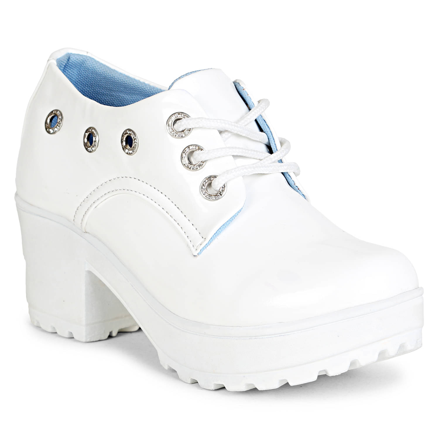     			Ishransh - White Women's Ankle Length Boots