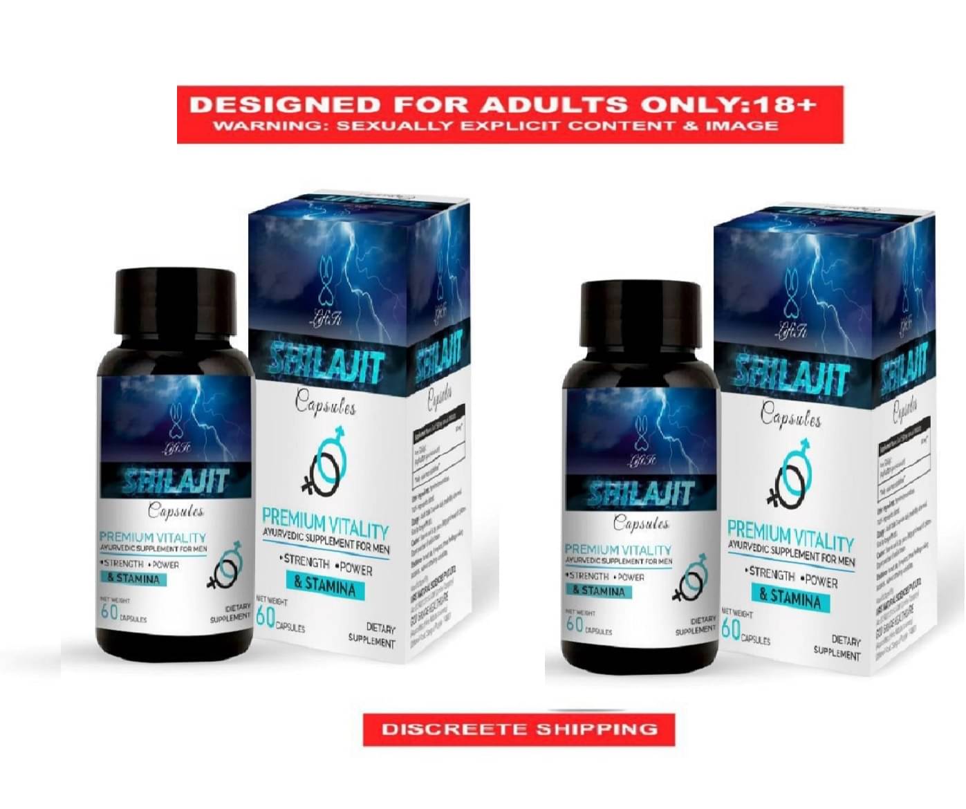 Liftit Shilajit 60 capsules for stamina growth,herbal supplement for sex power,Bigger penis,Long John,Sanda Oil-Pack of 2 Liftit Shilajit 60 capsules for stamina growth,herbal supplement for sex power,Bigger penis,Long John,Sanda Oil-Pack of 2