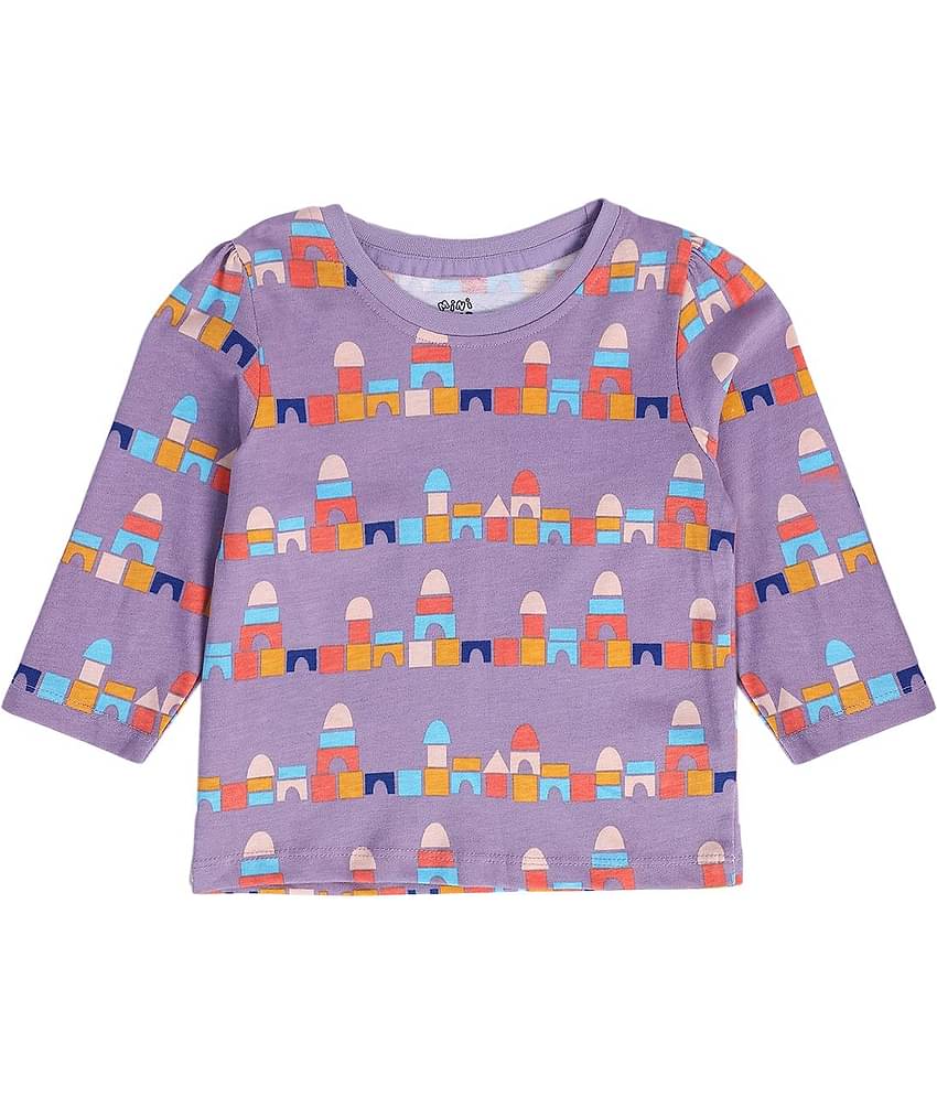 MINI KLUB Pack of 3 Baby Girls Cotton Blend Top ( Beige )