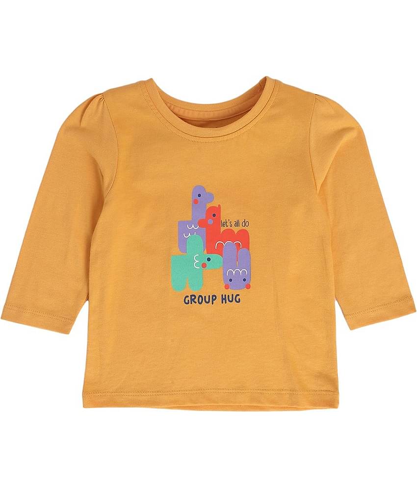 MINI KLUB Pack of 3 Baby Girls Cotton Blend Top ( Beige )