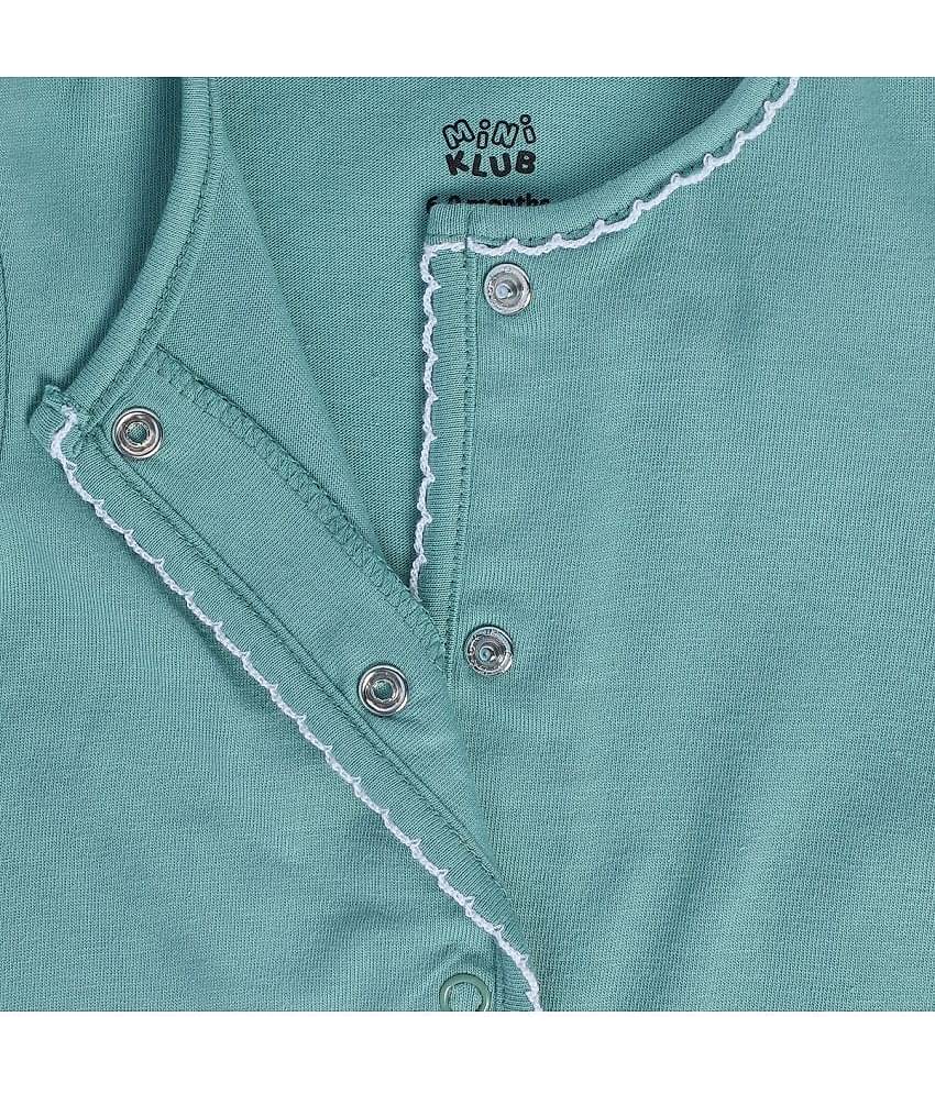 MINI KLUB Pack of 2 Baby Girls Cotton Blend Top ( Purple )