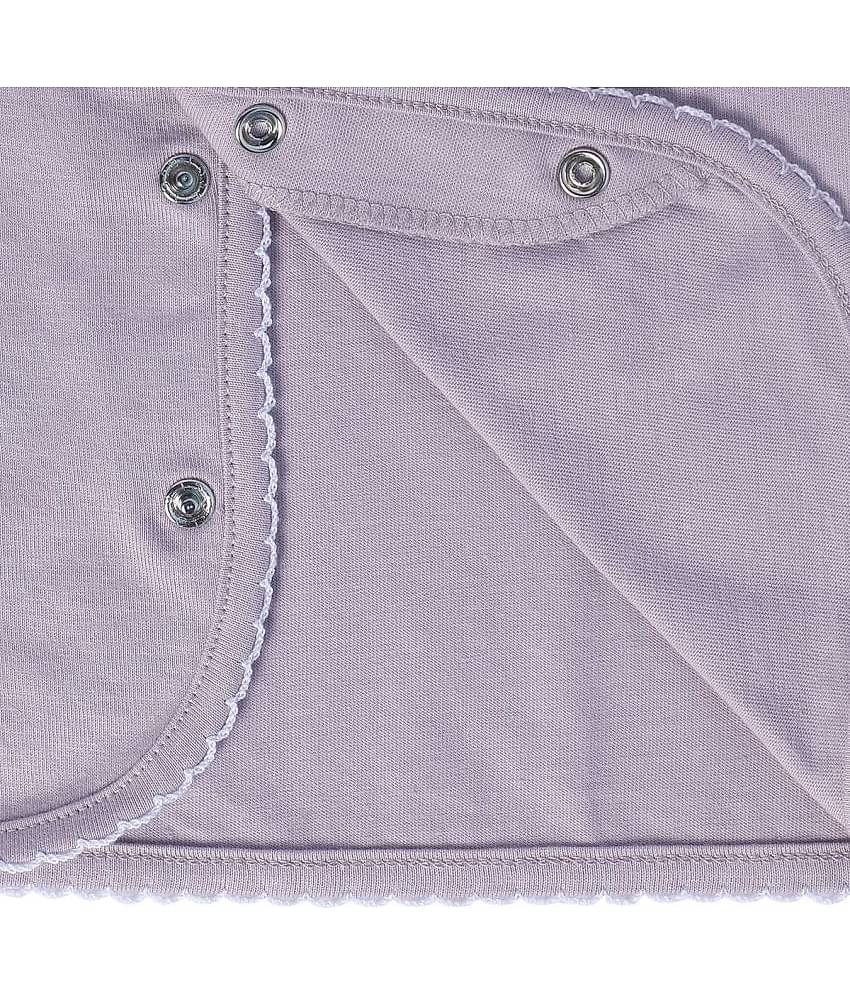 MINI KLUB Pack of 2 Baby Girls Cotton Blend Top ( Purple )