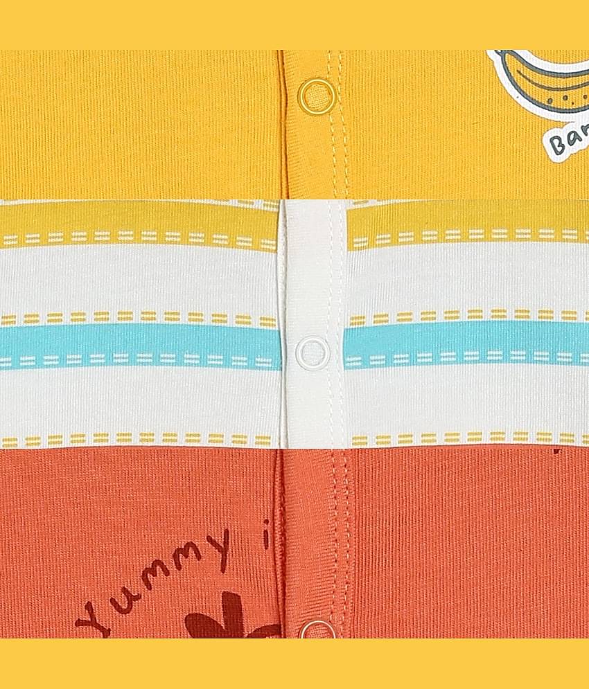 MINI KLUB Pack of 3 Baby Boys Cotton Blend Top ( White )