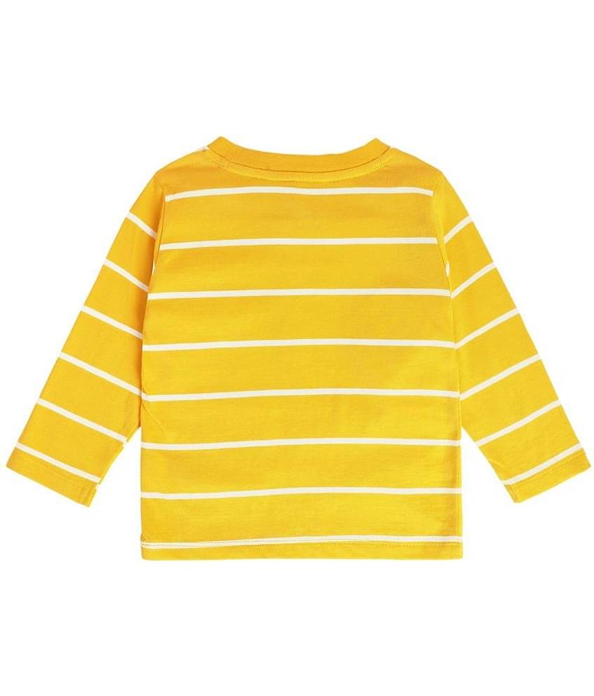 MINI KLUB Pack of 1 Baby Boys Cotton Blend T-Shirt ( Yellow )