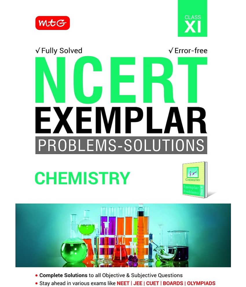 MTG NCERT Exemplar Problem Solutions Chemistry Class 11 - Complete Solution to all Objective and Subjective Questions - Stationery | Buy online on ZillyBuy
