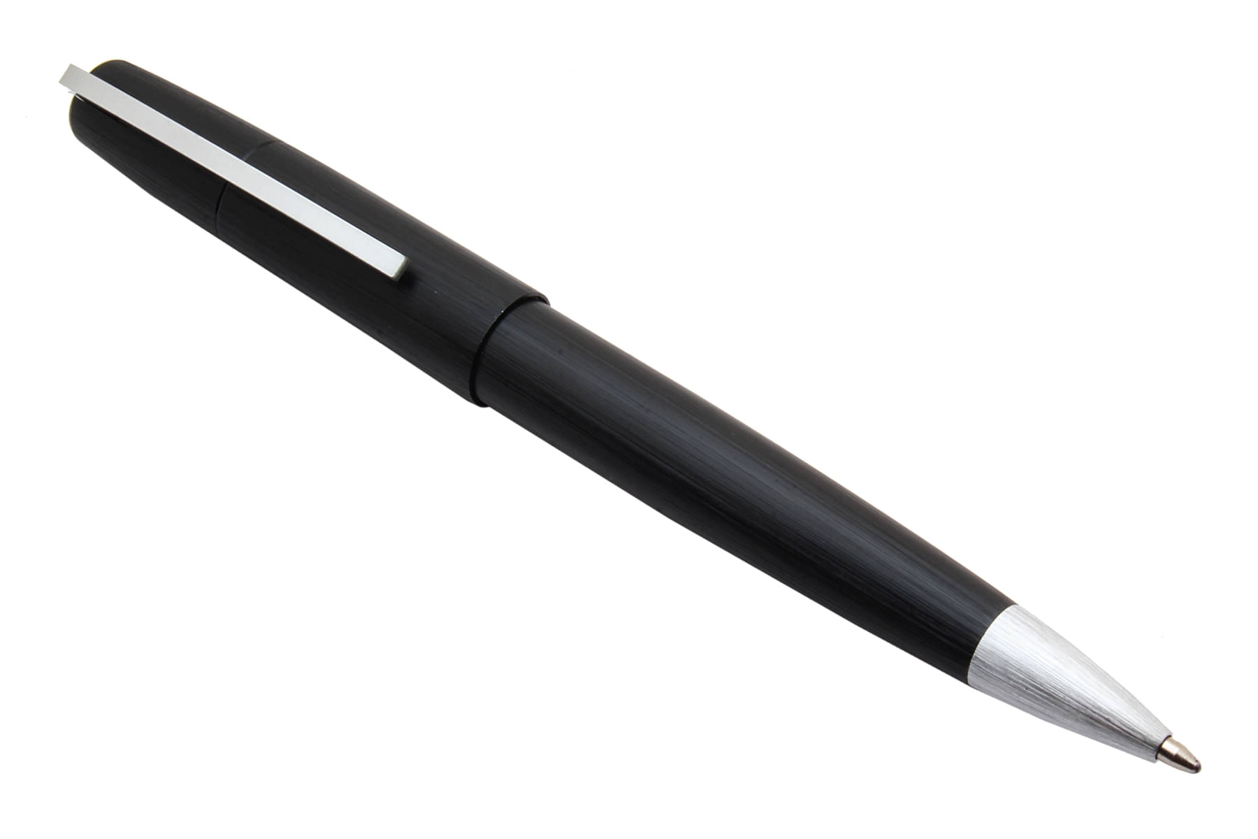     			Srpc Epic Charcoal Matte Black Metal Body Retractable Ballpoint Pen With Chrome Trims Blue Refill