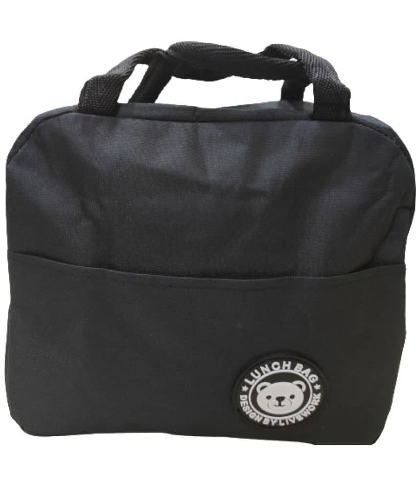 YESKART - Black Acrylic Lunch Box ( Pack of 1 )