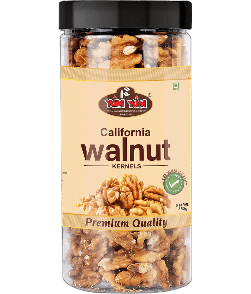 YUM YUM California Walnut Kernels (Akhrot Giri) Walnuts (350 g)