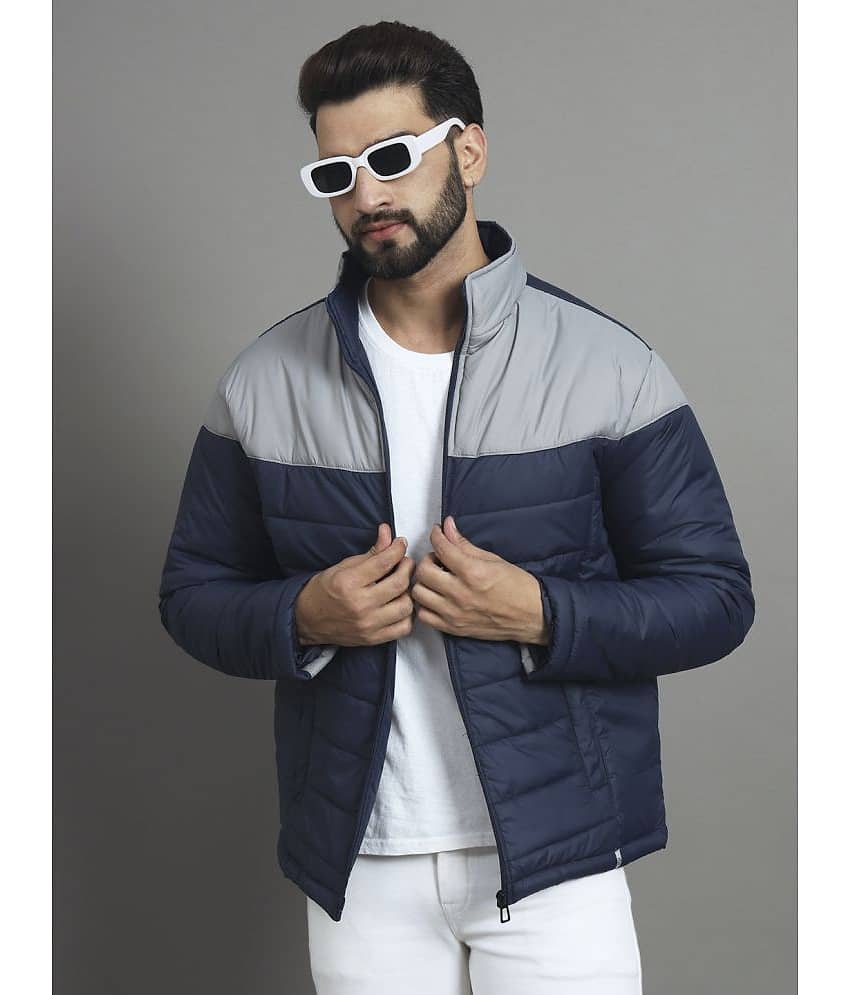 renuovo Polyester Men's Puffer Jacket - Navy Blue ( Pack of 1 ) - Jackets & Coats | Buy online on ZillyBuy
