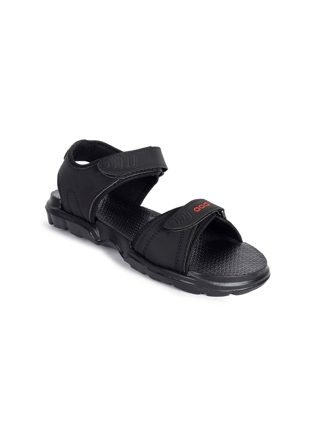 Aadi - Black Men's Floater Sandals     			Aadi - Black Men's Floater Sandals