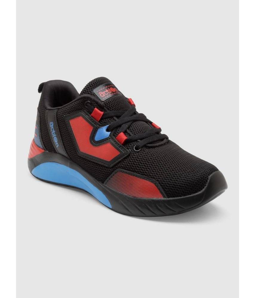     			Action - Black Boy's Running Shoes ( 1 Pair )