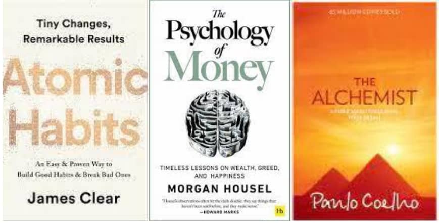 Atomic Habits + The Psychology of Money + THE ALCHEMIST