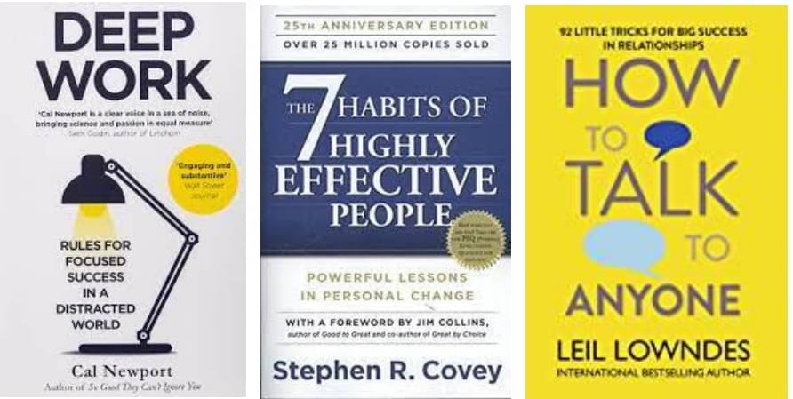 Deep Work + The 7 Habits of Highly Effective People + How To Talk Anyone Deep Work + The 7 Habits of Highly Effective People + How To Talk Anyone