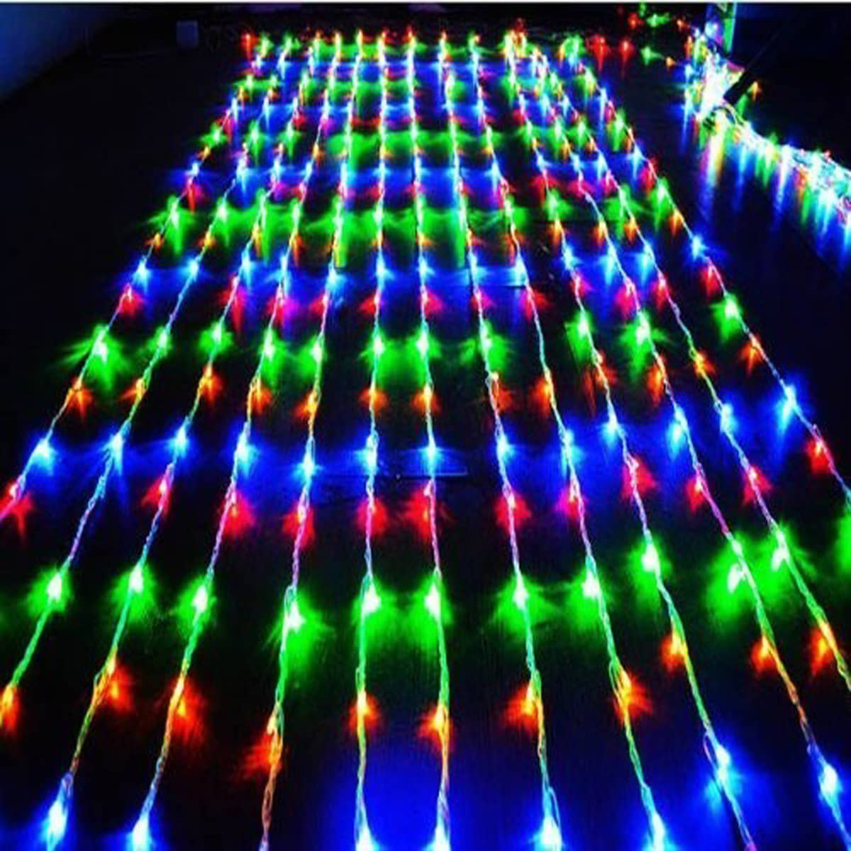 EmmEmm Premium 8x8 Feet Multi Modes Waterfall Type Curtain String Lights for Party and Diwali Decoration - Electricals | Buy online on ZillyBuy