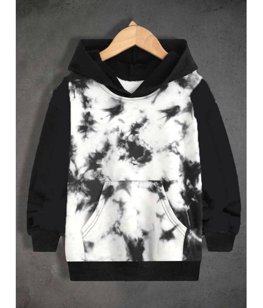     			Force Pack of 1 Boys Cotton Sweatshirt ( White & Black )