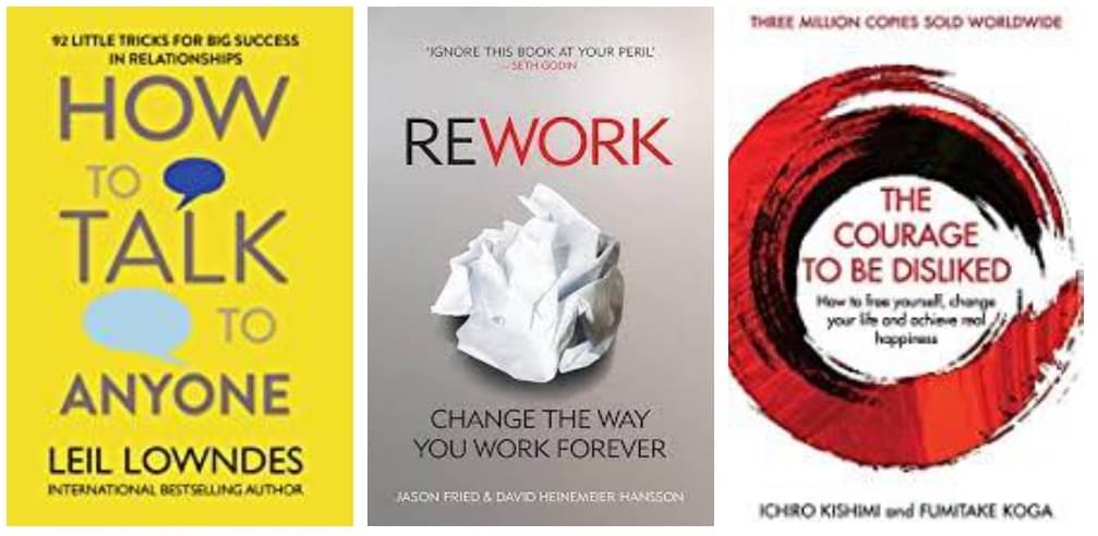     			How To Talk + Rework + COURAGE TO BE DISLIKED