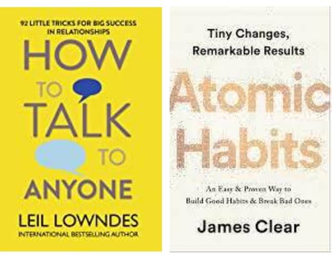     			How to Talk + Atomic Habits
