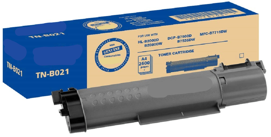     			ID CARTRIDGE TN B021 Black Single Cartridge for HL-B2000d,B2080dw,DCP-B7500d,B75735dw,MFC B7715dw