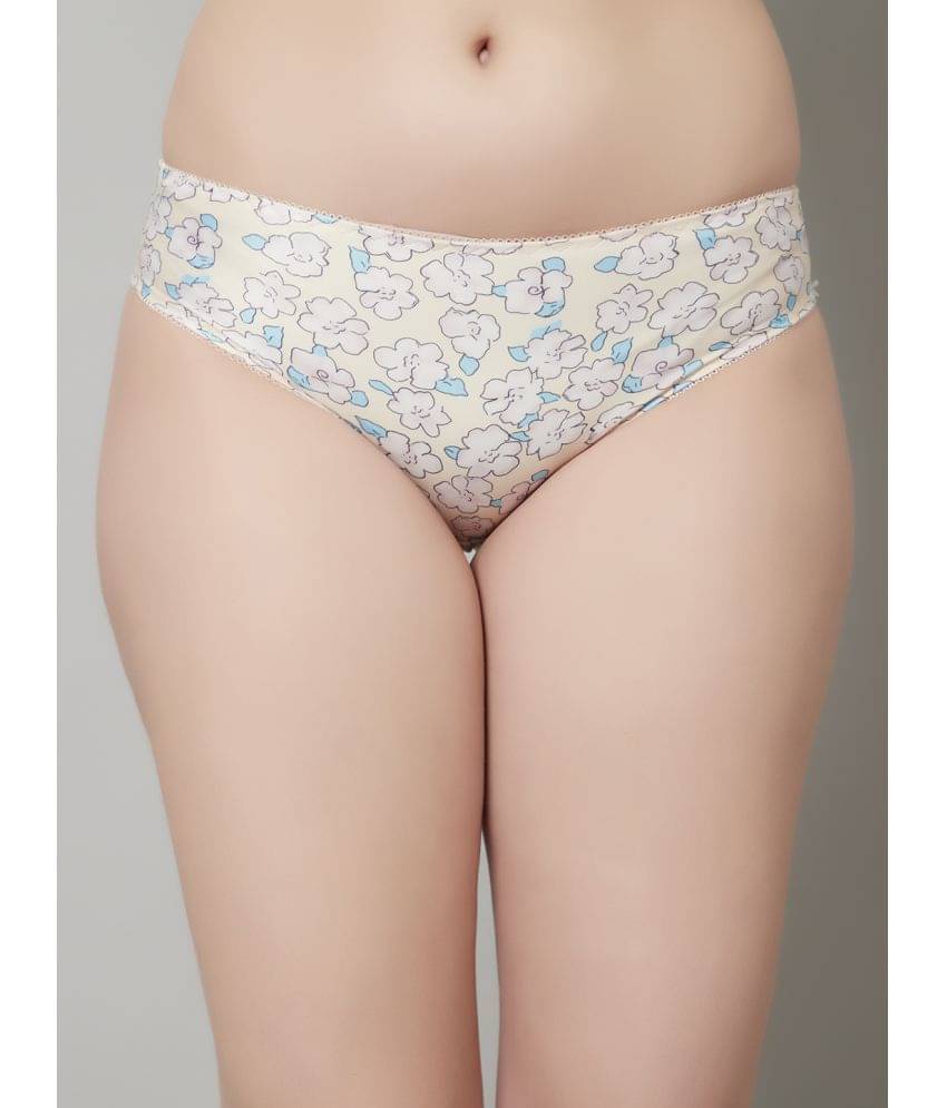     			PrettyCat Polyester Printed Women's Bikini ( Beige )