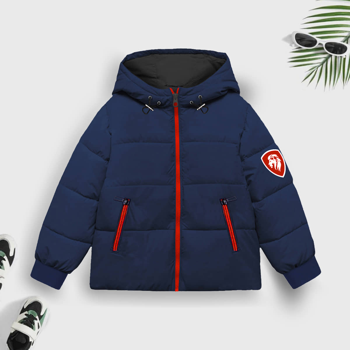 Trampoline - Blue Polyester Boys Puffer Jacket ( Pack of 1 ) - Jackets & Coats | Buy online on ZillyBuy