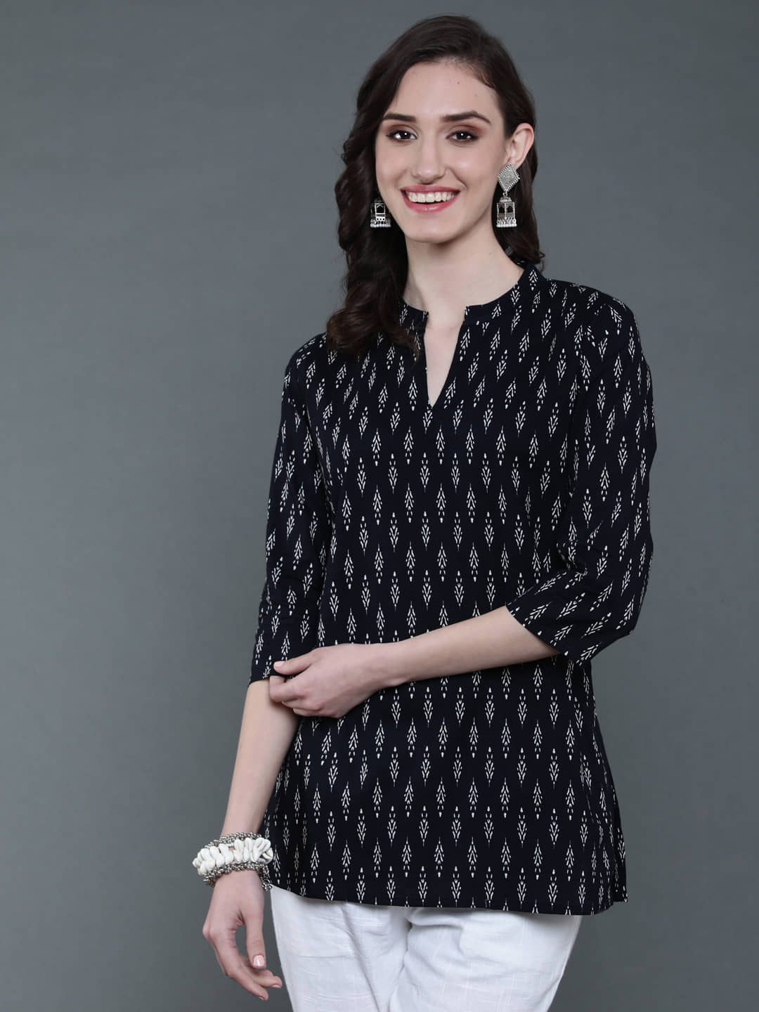 Cotton Short Kurti For Women (Pack of 1) - Kurtis, Tunics | Buy online on ZillyBuy