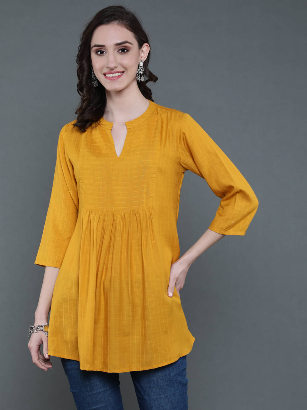 Rayon Short Kurti For Women (Pack of 1) Rayon Short Kurti For Women (Pack of 1)