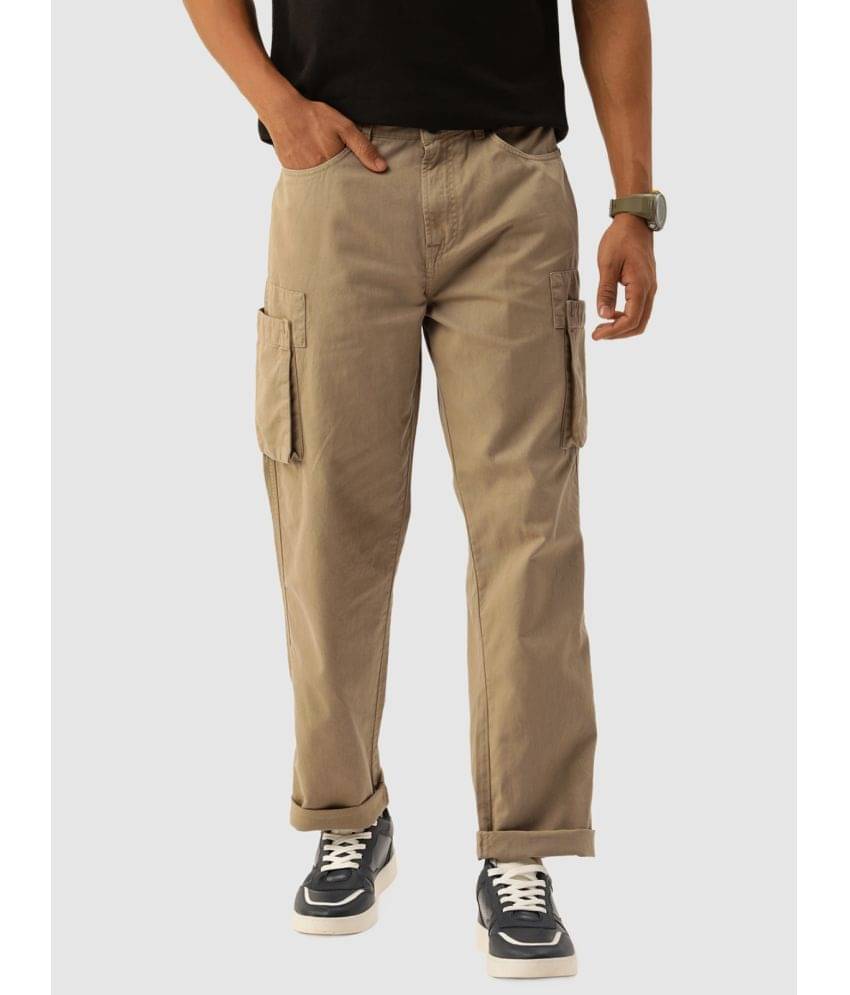     			Bene Kleed Men Solid Straight Fit Cargos Trousers