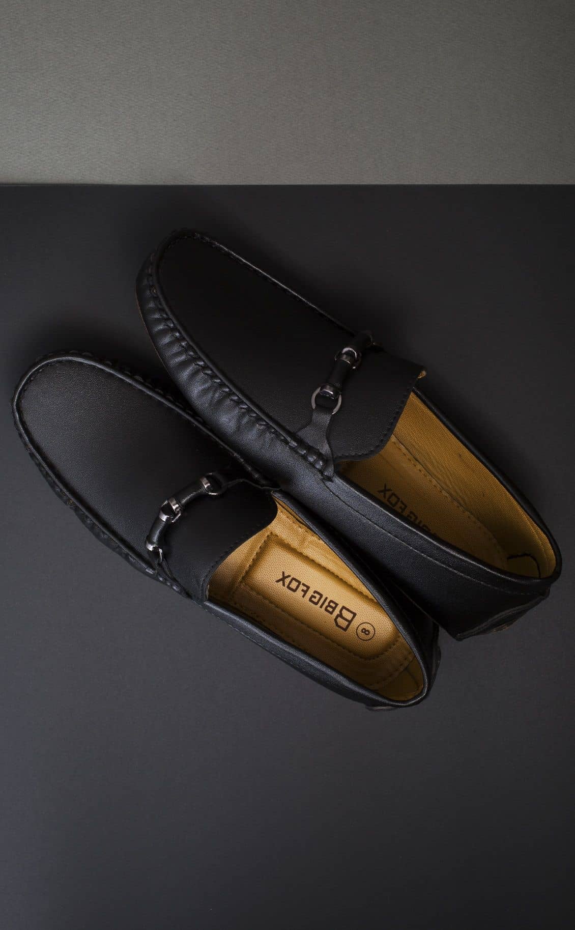 Big Fox Black Loafers - Formal Shoes | Buy online on ZillyBuy