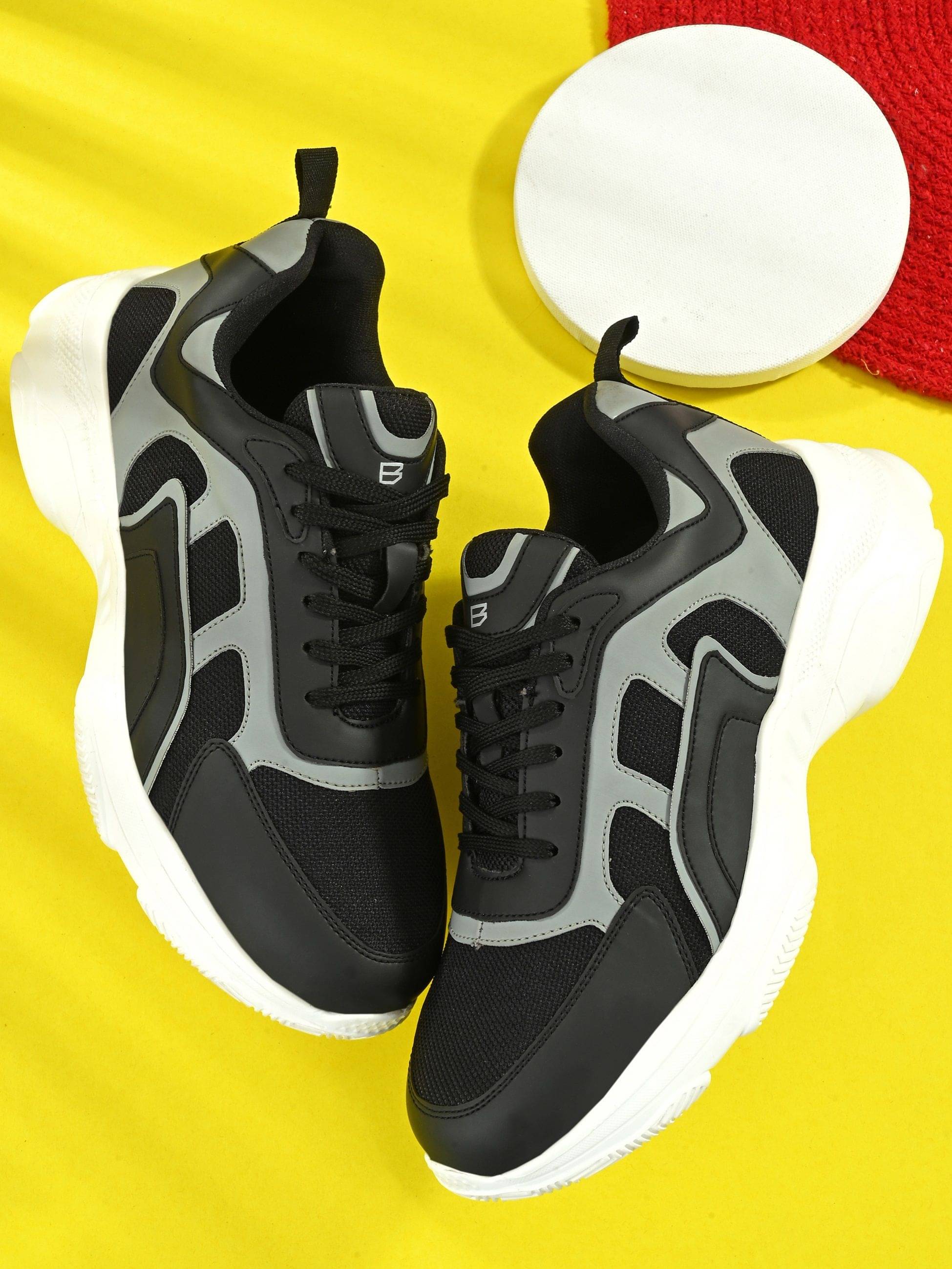     			Big Fox - Black Men's Sneakers