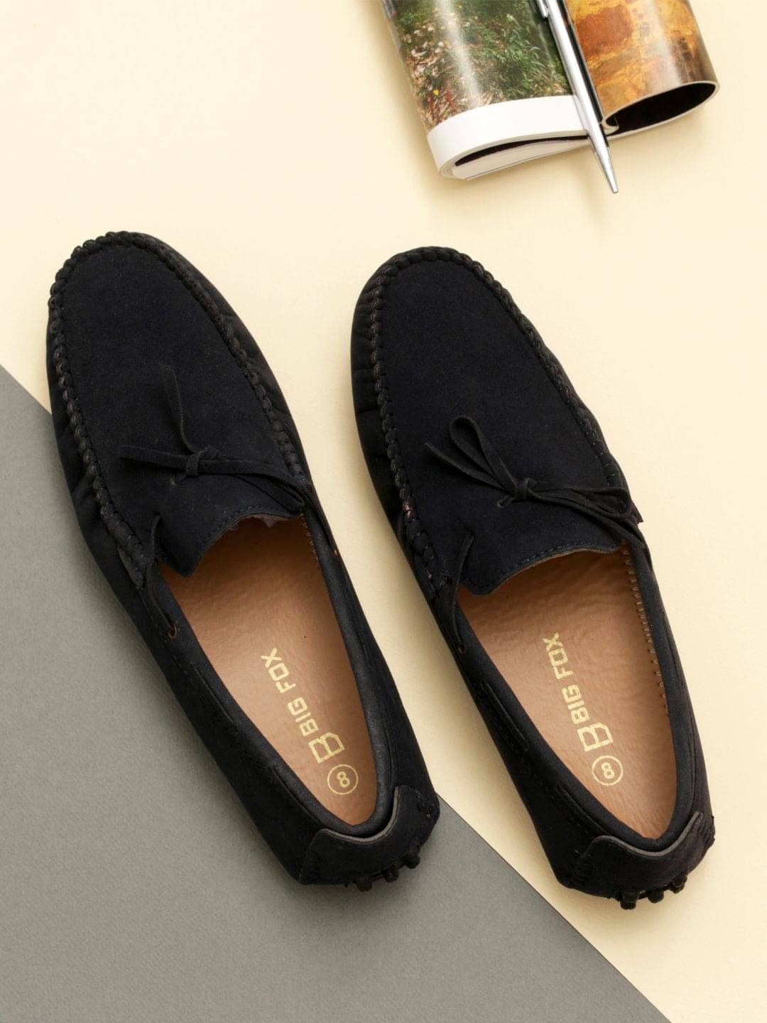     			Big Fox - Black Men's Slip on