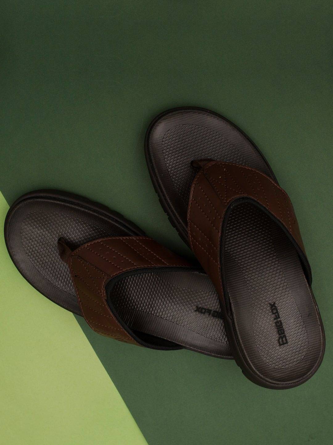     			Big Fox - Brown  Thong Flip Flop