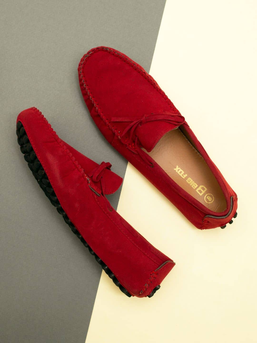 Big Fox - Red Men's Driving loafers - Formal Shoes | Buy online on ZillyBuy
