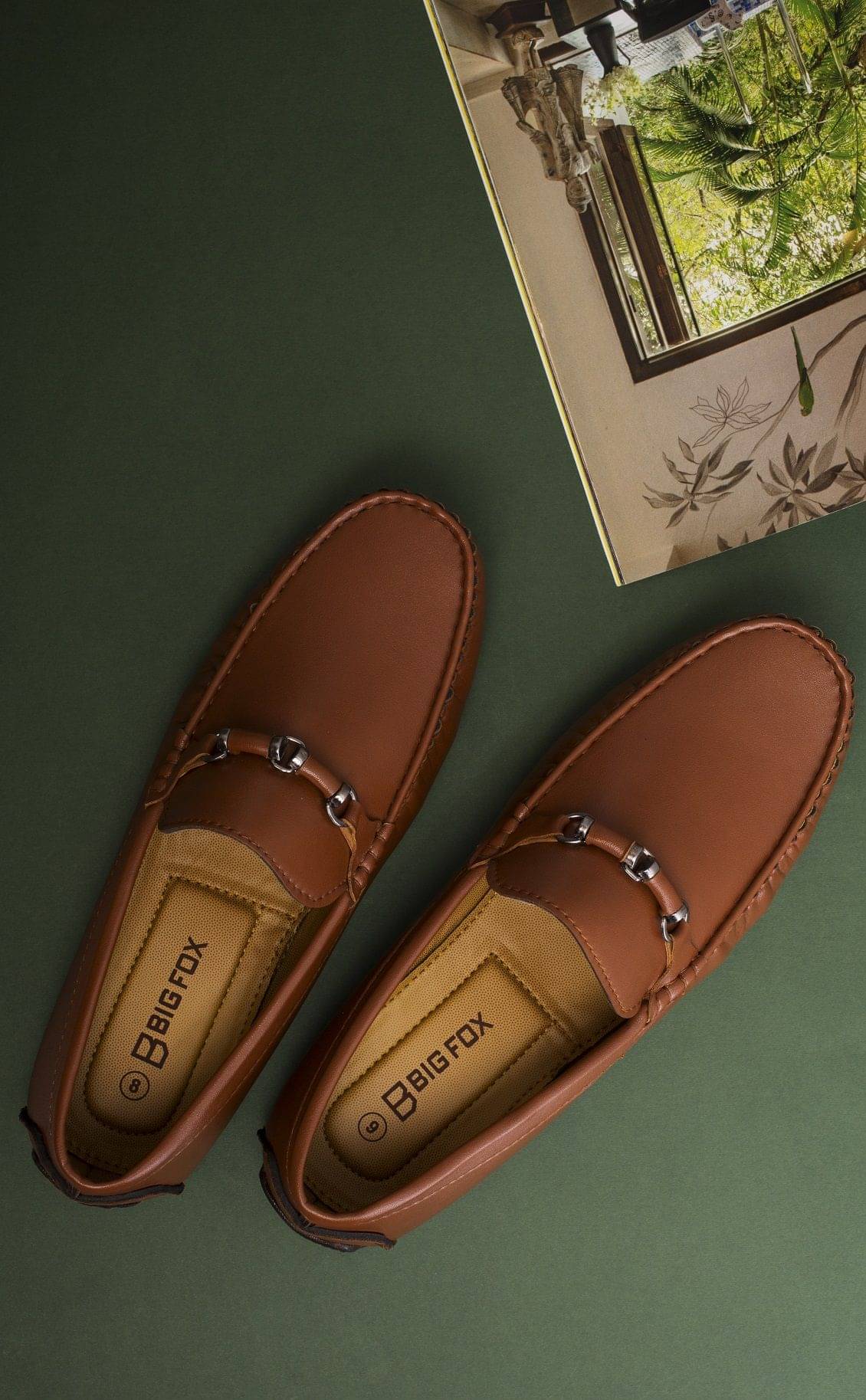     			Big Fox Tan Loafers