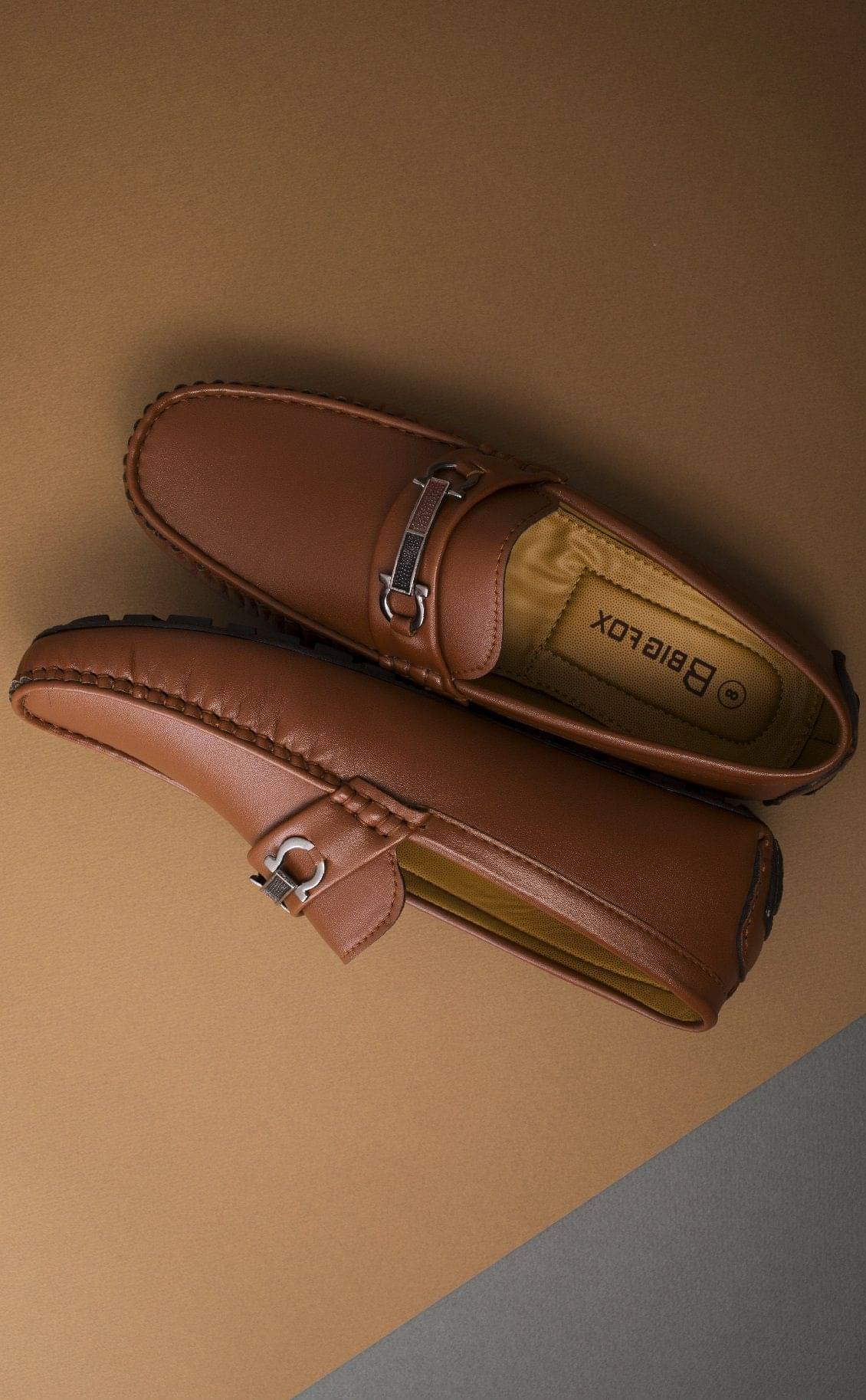     			Big Fox Tan Loafers
