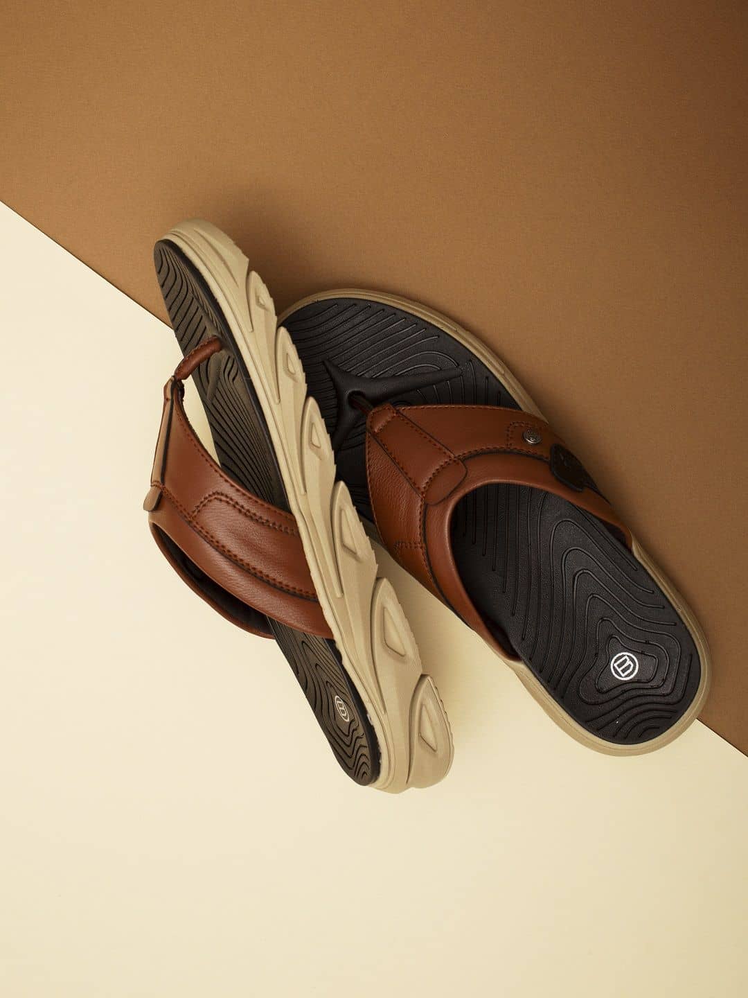 Big Fox - Tan Men's Thong Flip Flop