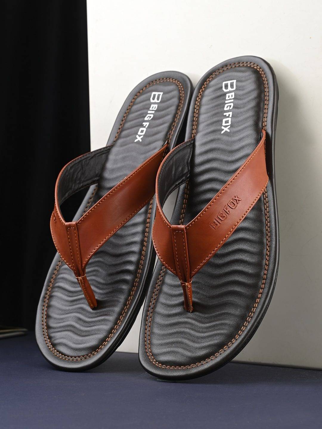     			Big Fox - Tan  Thong Flip Flop