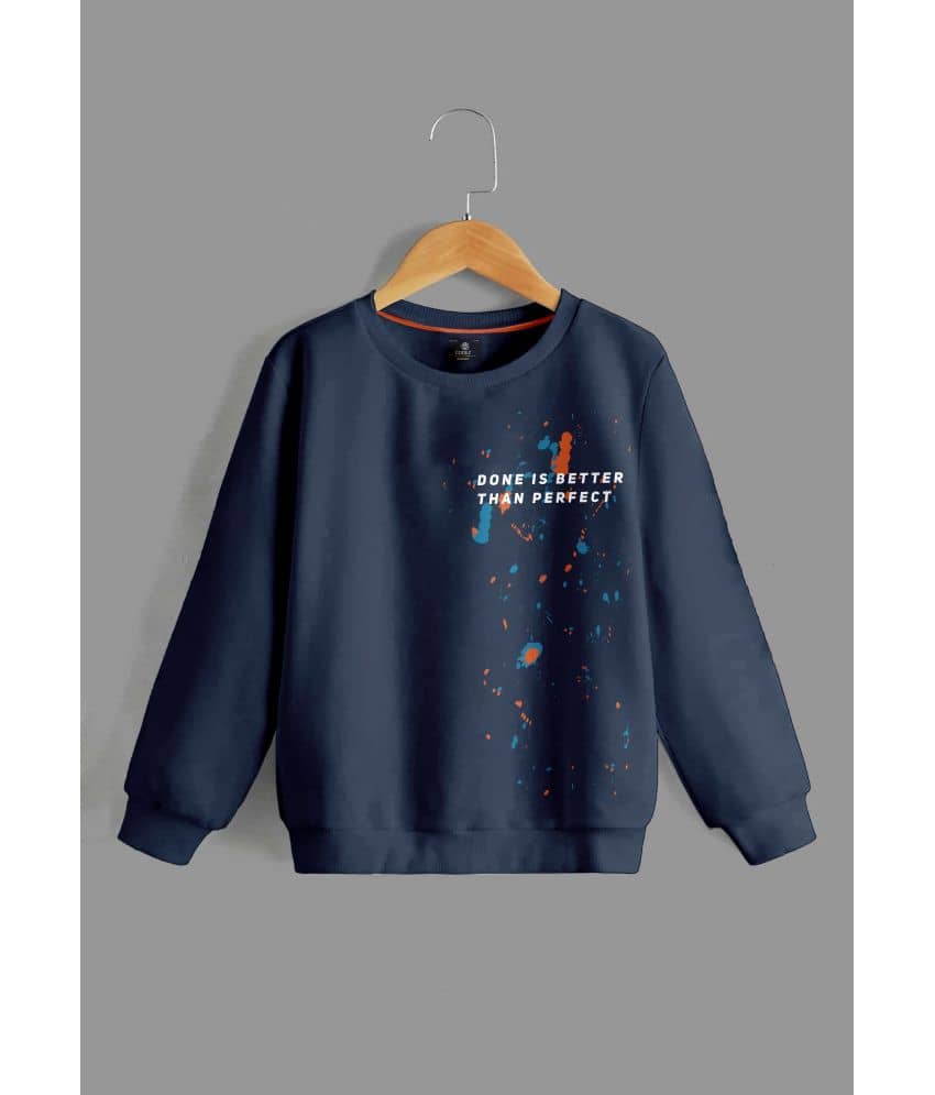 CODEZ Pack of 1 Boys Cotton Blend Sweatshirt ( Blue )