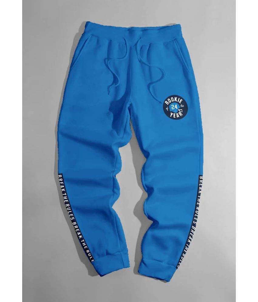    			CODEZ Pack of 1 Boys Fleece Trackpant ( Blue )