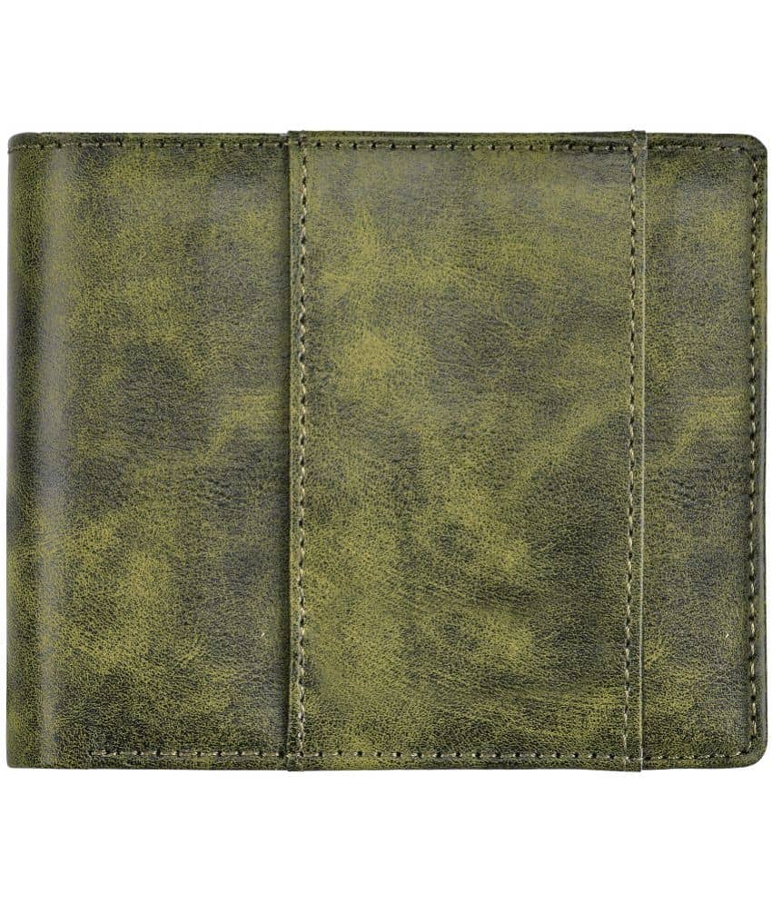 GEEO - Green Faux Leather Men's Two Fold Wallet ( Pack of 1 ) - Handbags | Buy online on ZillyBuy