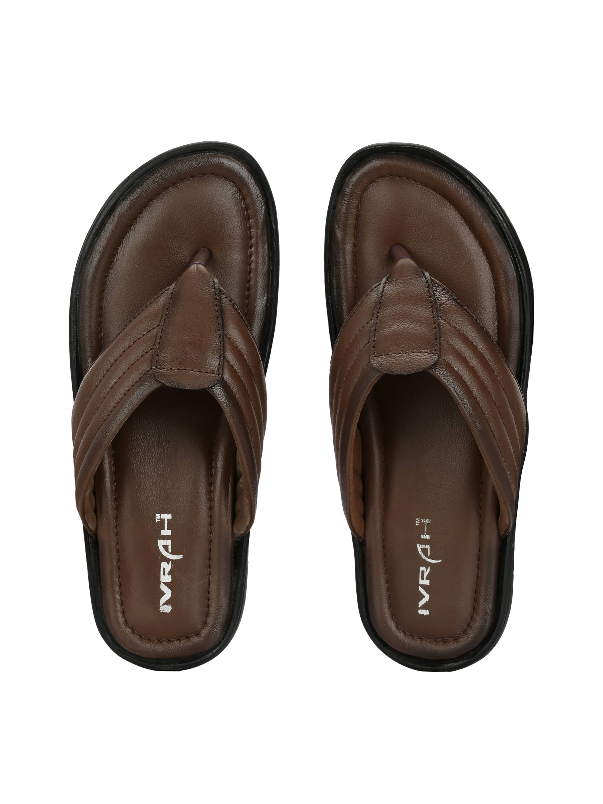 IVRAH - Brown Men's Leather Slipper