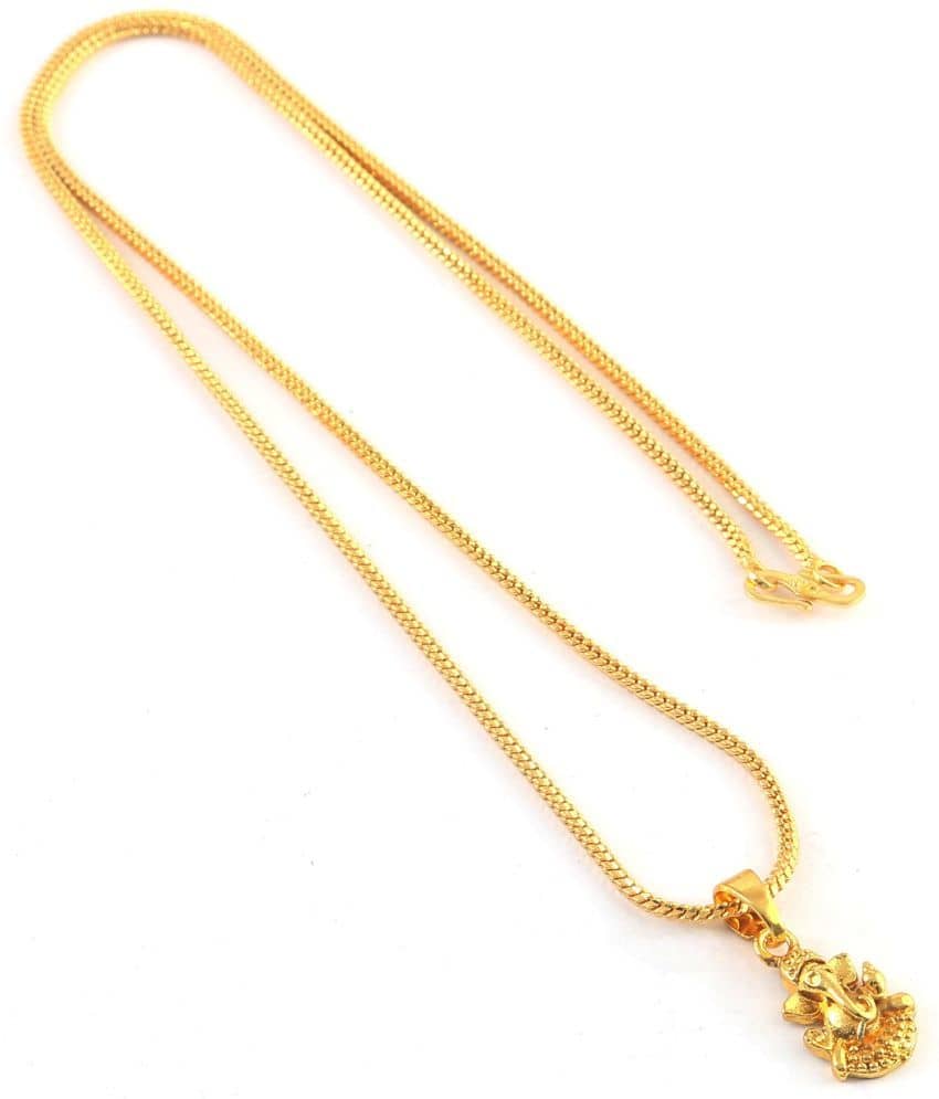 Jewar Mandi - Gold Pendant ( Pack of 1 )